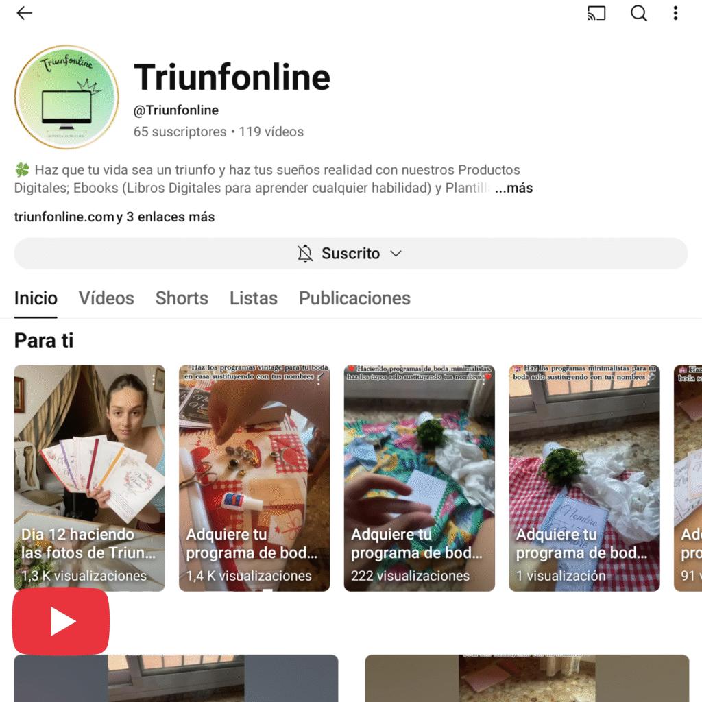 YouTube de Triunfonline